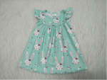Deadline 10.15 SALE A10-21 Rabbit Blue Girls Dress