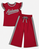 MOQ 5 pcs Custom Style School Team Mascot Dots Cute Girls Set