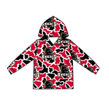 MOQ 5 pcs Each Custom Style School Team Camo Hoodie Pullover
