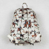 BA0059 Western Cowboy Horse riding Backpack Bag