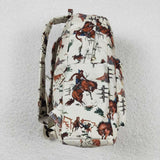 BA0059 Western Cowboy Horse riding Backpack Bag