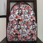 BA0060 Halloween Flower Backpack Bag