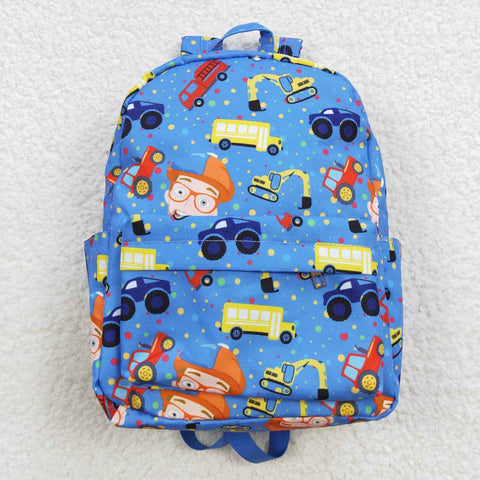 BA0090 Cartoon Blue Backpack Bag