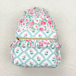 Boutique Flower Ruffles Girls Backpack Bag