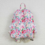 BA0101 Flower Purple Backpack Bag