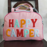 BA0105 Happy Camper PU Bag Leather Duffle Bag