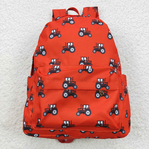 BA0122 Orange Tractor Backpack Bag