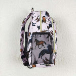 BA0124 Horse riding Kids Backpack Bag