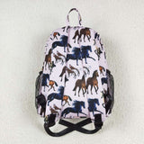 BA0124 Horse riding Kids Backpack Bag