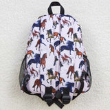 BA0124 Horse riding Kids Backpack Bag