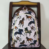 BA0124 Horse riding Kids Backpack Bag