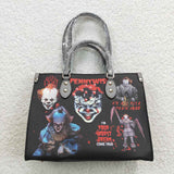 BA0135 Halloween Black PU Bag Leather Tote Bag Purses