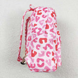 BA0150 Pink Leopard Cute Backpack Bag