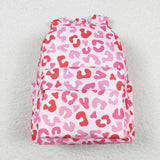 BA0150 Pink Leopard Cute Backpack Bag