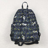 US Warehouse BA0155 Dinosaur Leopard Camo Backpack Bag
