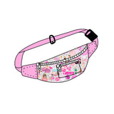 BA0165 1989 Violin Pink Fanny pack Bag