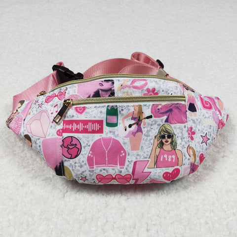 BA0165 1989 Violin Pink Fanny pack Bag