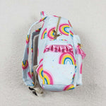 BA0167 Rainbow Blue Backpack Bag