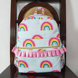 BA0167 Rainbow Blue Backpack Bag