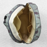 BA0171 Deer Horn Green Backpack Bag