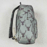 BA0171 Deer Horn Green Backpack Bag