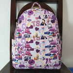 BA0172 Singer Star Purple Backpack Bag