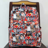 BA0173 Singer Star Red Backpack Bag