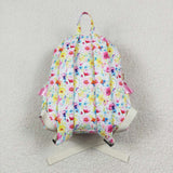 BA0174 Flower Pink Backpack Bag