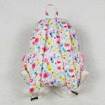 BA0174 Flower Pink Backpack Bag