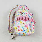 BA0174 Flower Pink Backpack Bag