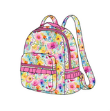 BA0174 Flower Pink Backpack Bag