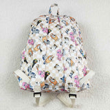 BA0187 Cartoon Blue Dog Backpack Bag