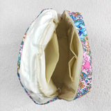 BA0188 Cartoon Flower Blue Dog Backpack Bag