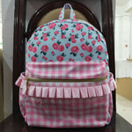 BA0217 Flower Pink Kids Backpack Bag