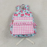 BA0217 Flower Pink Kids Backpack Bag