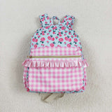 BA0217 Flower Pink Kids Backpack Bag