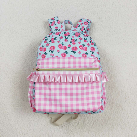 BA0217 Flower Pink Kids Backpack Bag