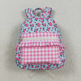 BA0217 Flower Pink Kids Backpack Bag