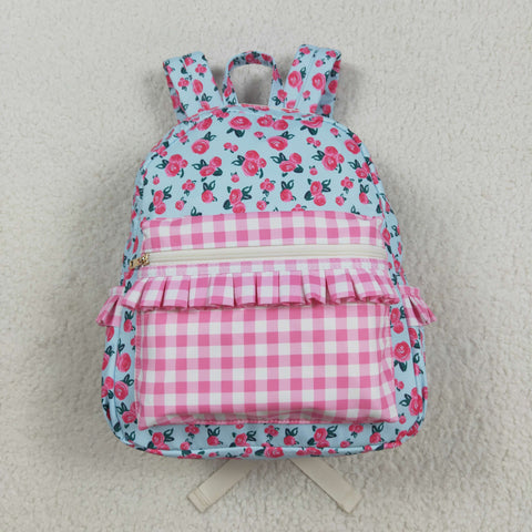 BA0217 Flower Pink Kids Backpack Bag