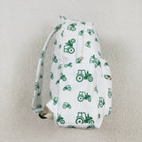 BA0222 Truck Green Kids Backpack Bag