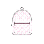 BA0225 Tie Bow Pink Kids Backpack Bag