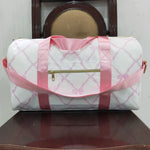 BA0226 Tie Bow Pink Duffle Bag