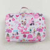 BA0235 Fashion Singer Star Pink Lunch Box Bag 13.4*9.4*3.5 inches