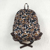 BA0236 Camo Brown Kids Backpack Bag