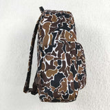 BA0236 Camo Brown Kids Backpack Bag