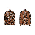 BA0236 Camo Brown Kids Backpack Bag