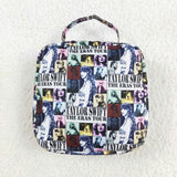 BA0237 Fashion Singer Star Lunch Box Bag 8.5*8.5*3.5 inches