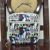 BA0237 Fashion Singer Star Lunch Box Bag 8.5*8.5*3.5 inches