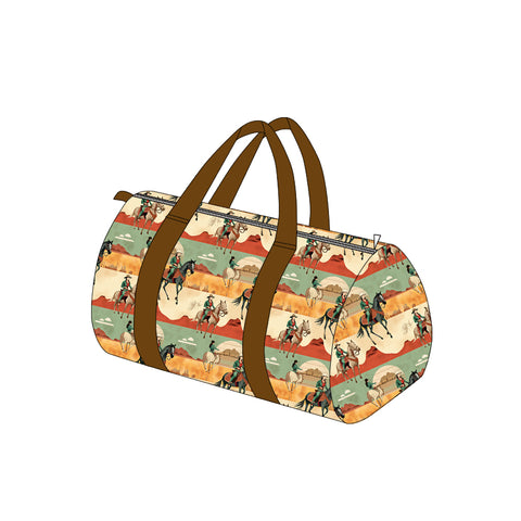 Preorder BA0265 Western Cowboy Horse Riding Duffle Bag