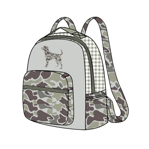 Preorder BA0268 Hunting Camo Kids Backpack Bag